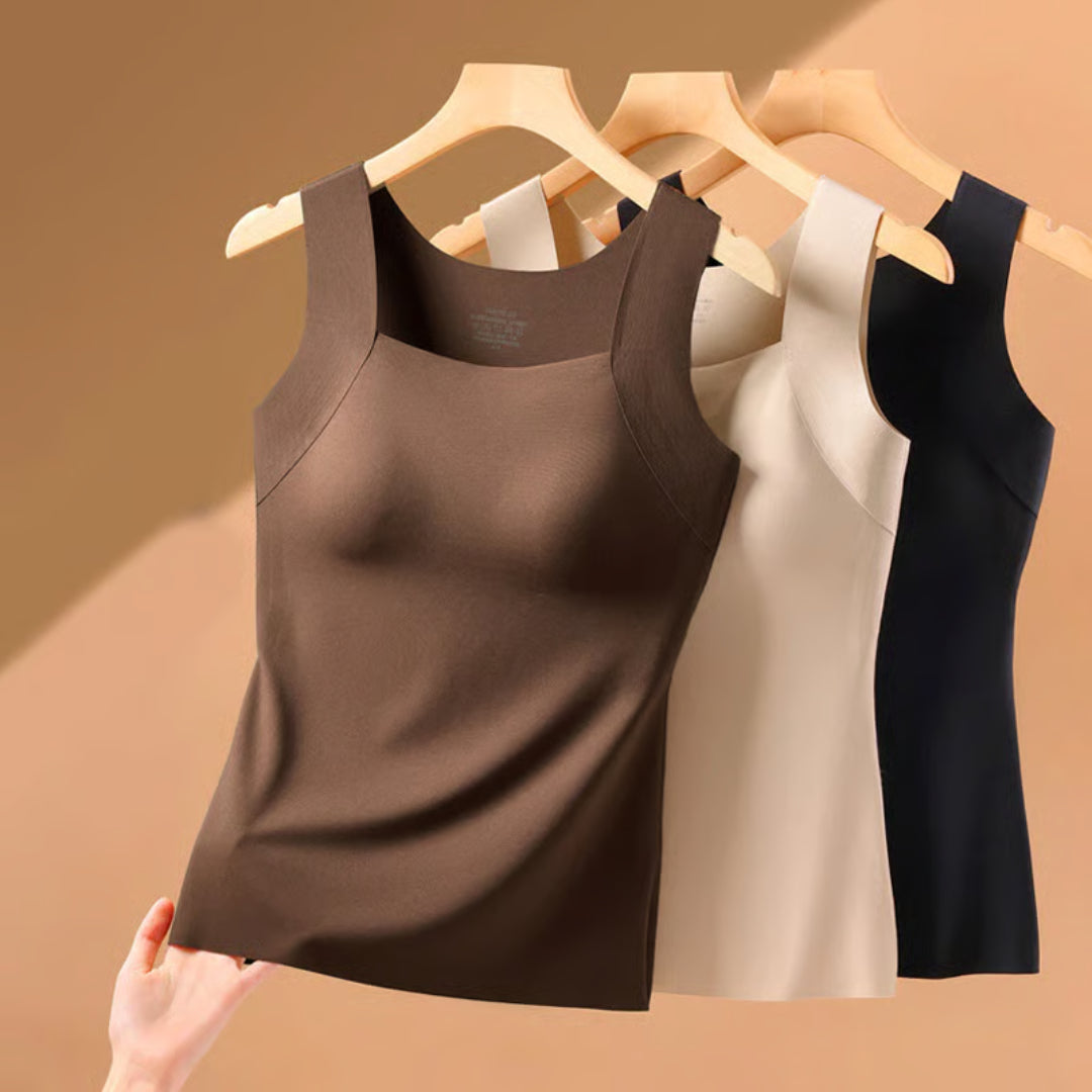 Camisa Modeladora com Sutiã Embutido Comfort Lift