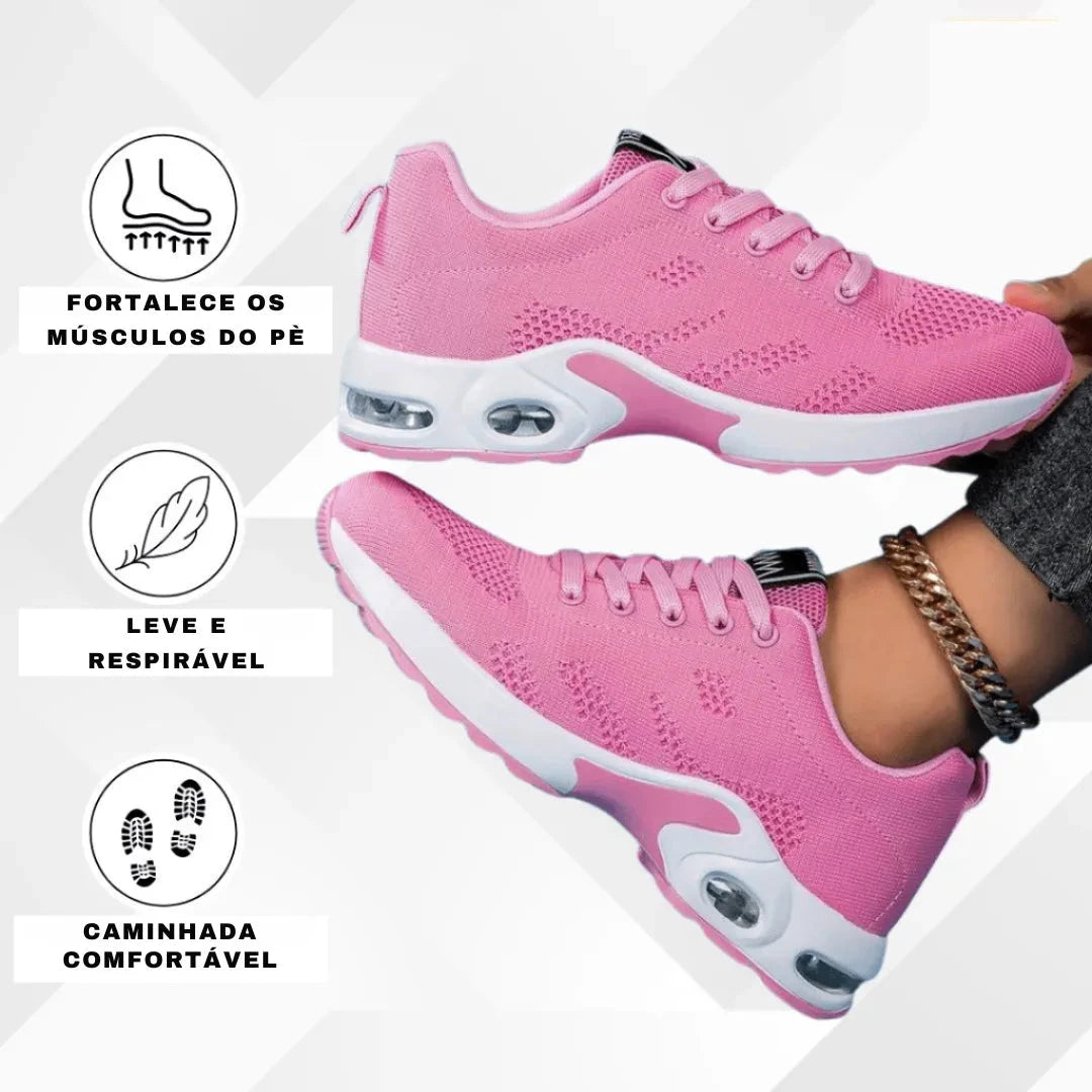 Tênis Ortopédico ConfortEase + Palmilha Ortopédica Grátis