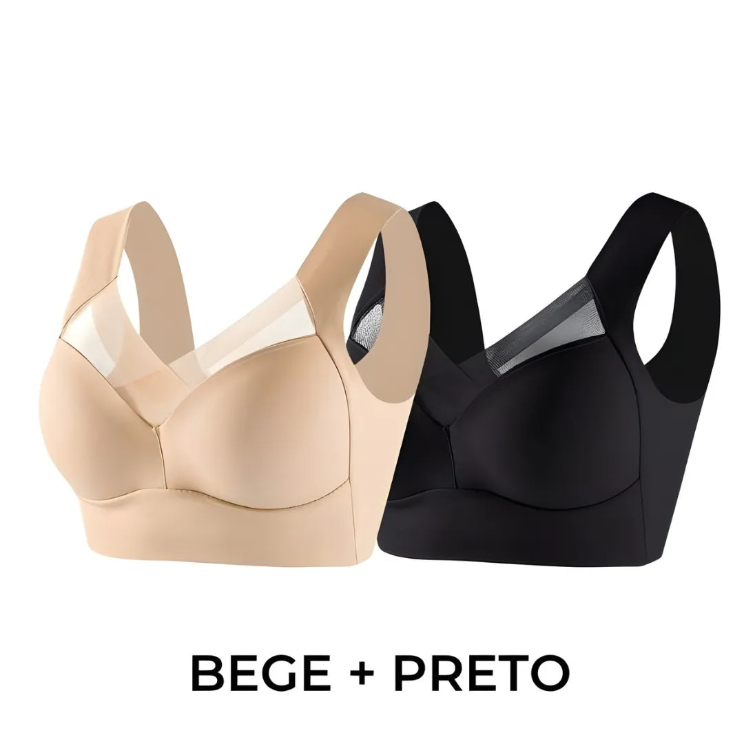 🔥Black Friday🔥 - Kit com 2 Sutiãs Laser Premium Máxima Sustentação