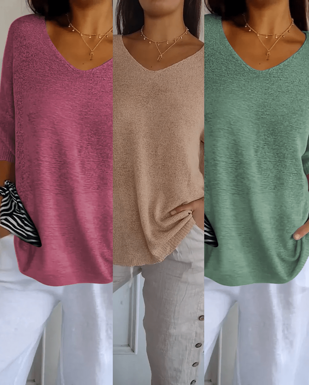 Kit 3 Blusas Luna® em Malha Leve